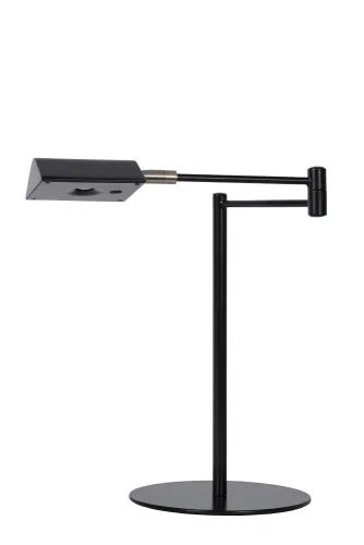 Настольная лампа LED Nuvola 19665/09/30 Lucide чёрная 1 лампа, основание чёрное металл в стиле современный  фото 2